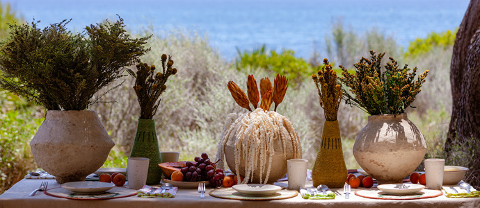 New editorial Mediterranean mood, the decoration inspired by the sea 
