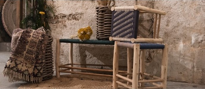 NUEVO ESTILO (NEW STYLE): Fibres, cane and wicker, rustic style is re-invented